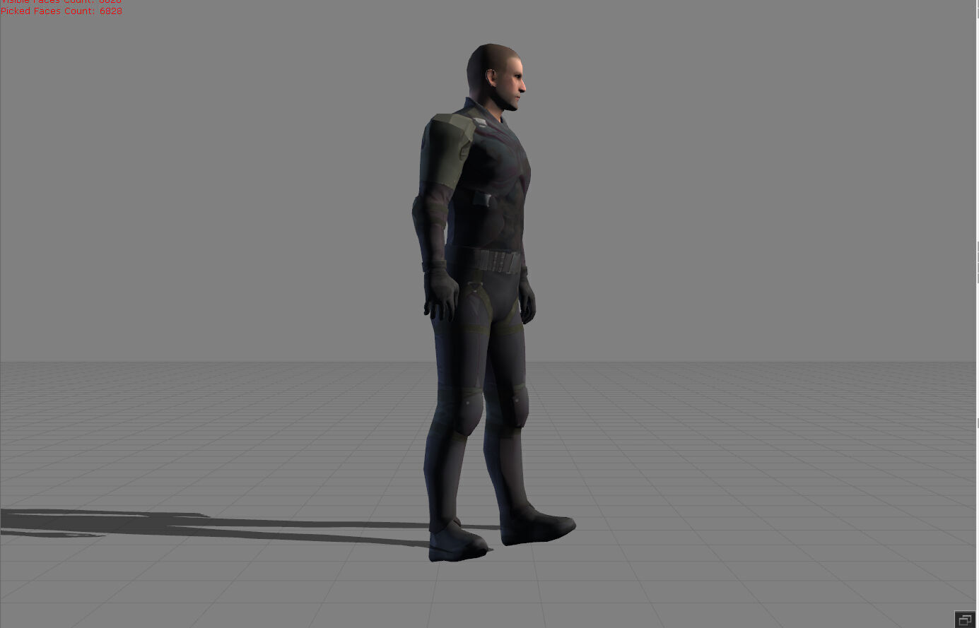 Victor PUBG - LOW  Low-poly 3D model_2