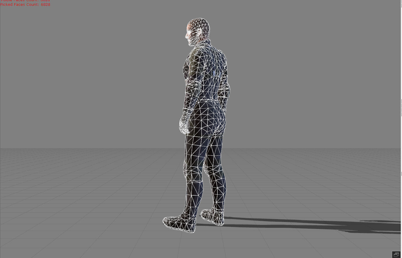 Victor PUBG - LOW  Low-poly 3D model_8