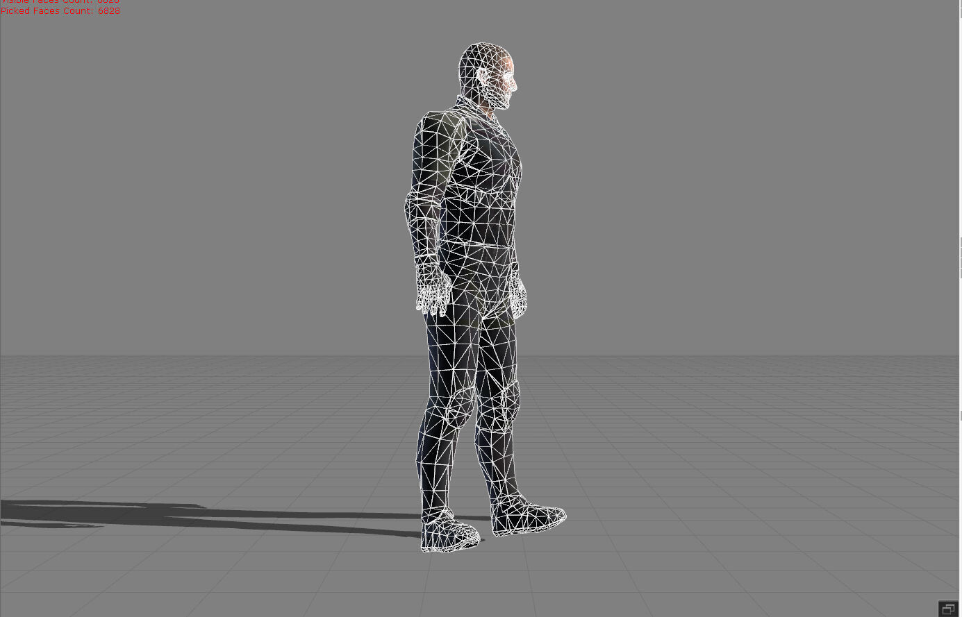 Victor PUBG - LOW  Low-poly 3D model_7