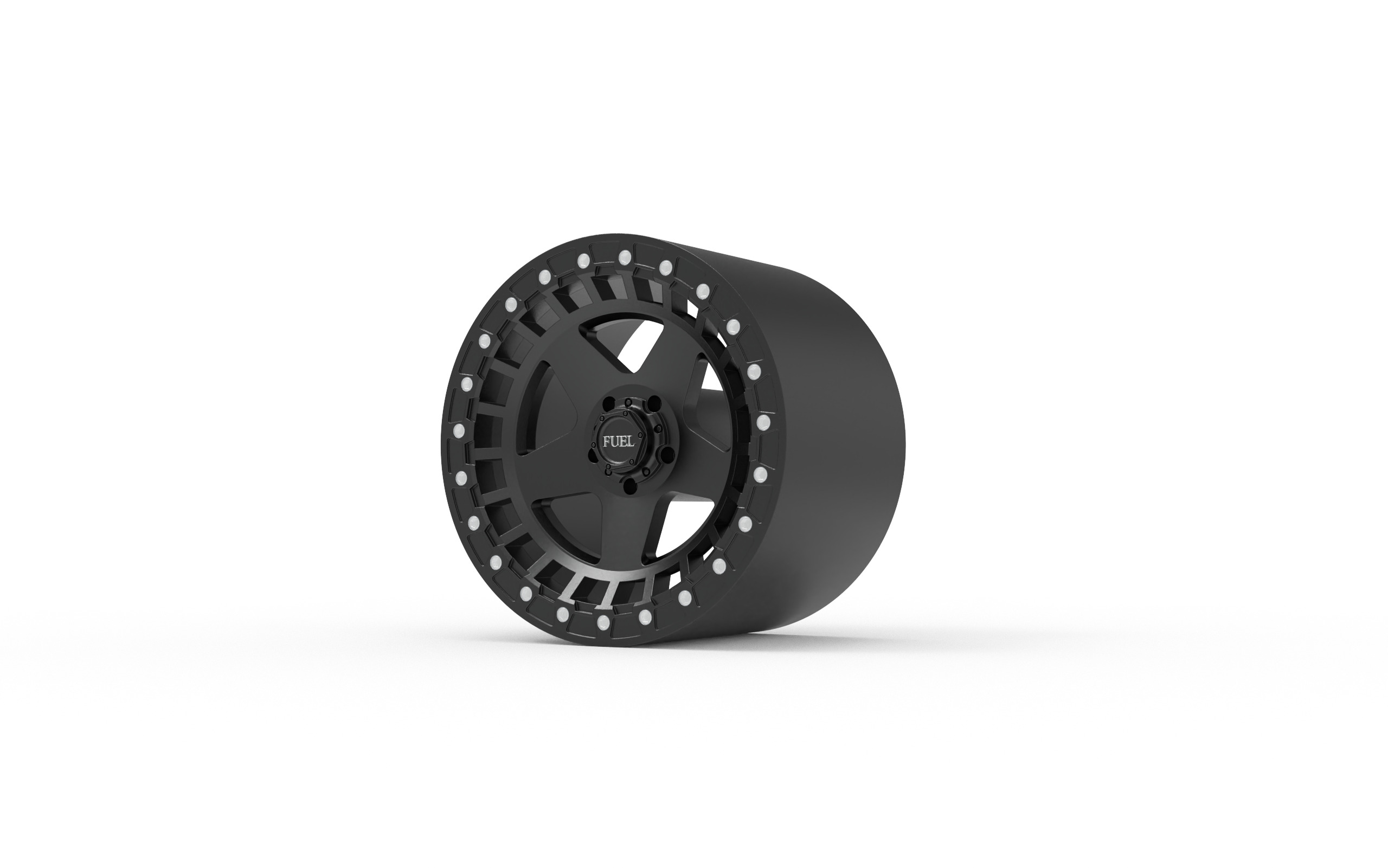 fuel off road warp beadlock wheel 3d print model 3D print model_1