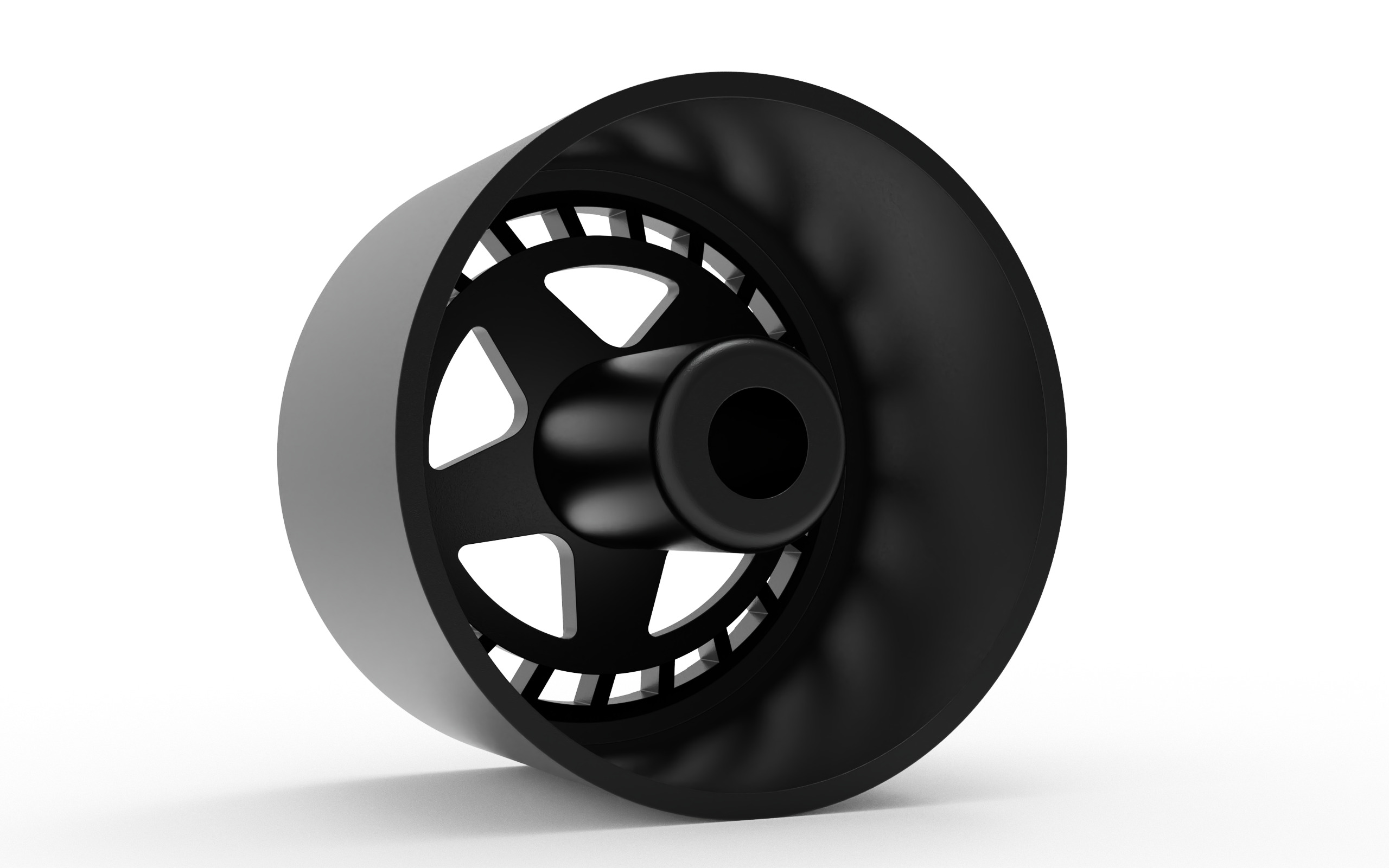 fuel off road warp beadlock wheel 3d print model 3D print model_4