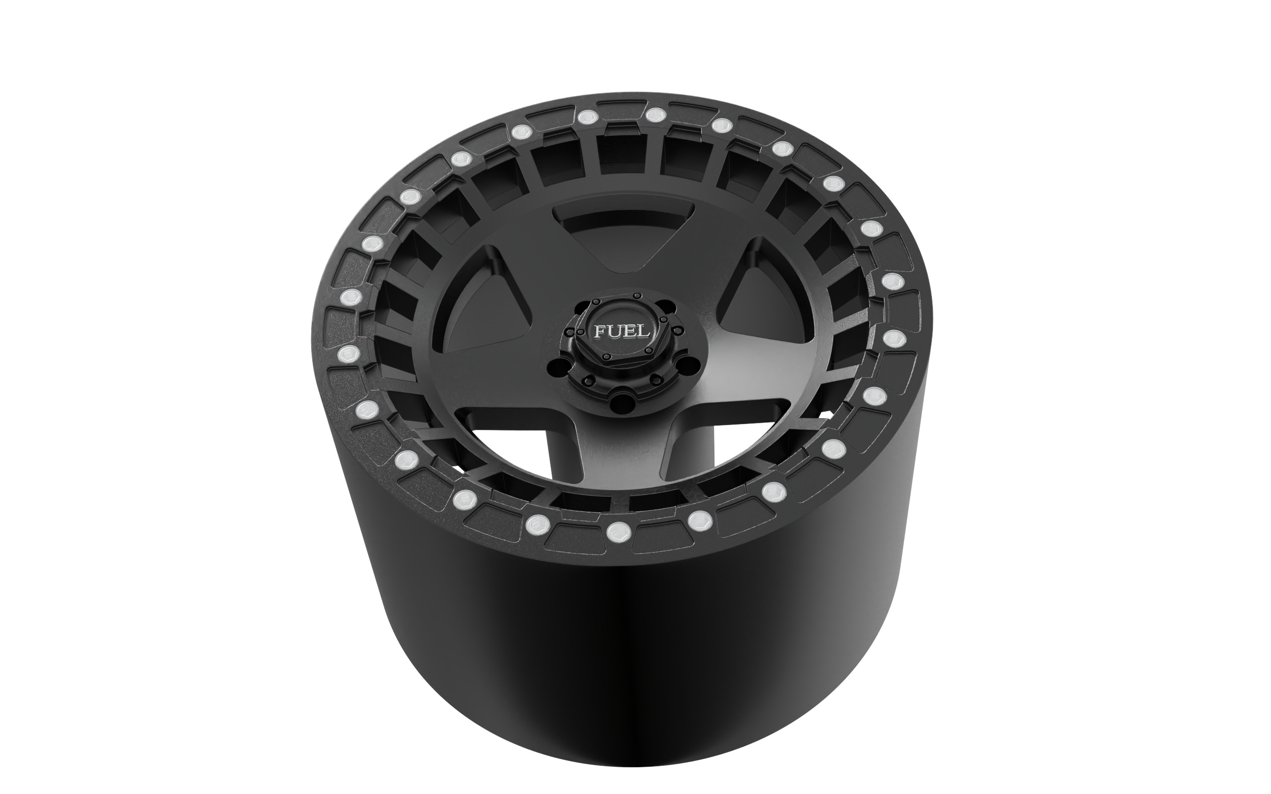 fuel off road warp beadlock wheel 3d print model 3D print model_6