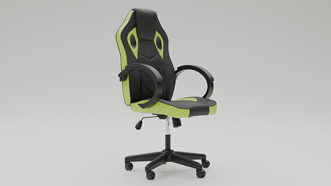 Gaming Chair Low-poly 3D model