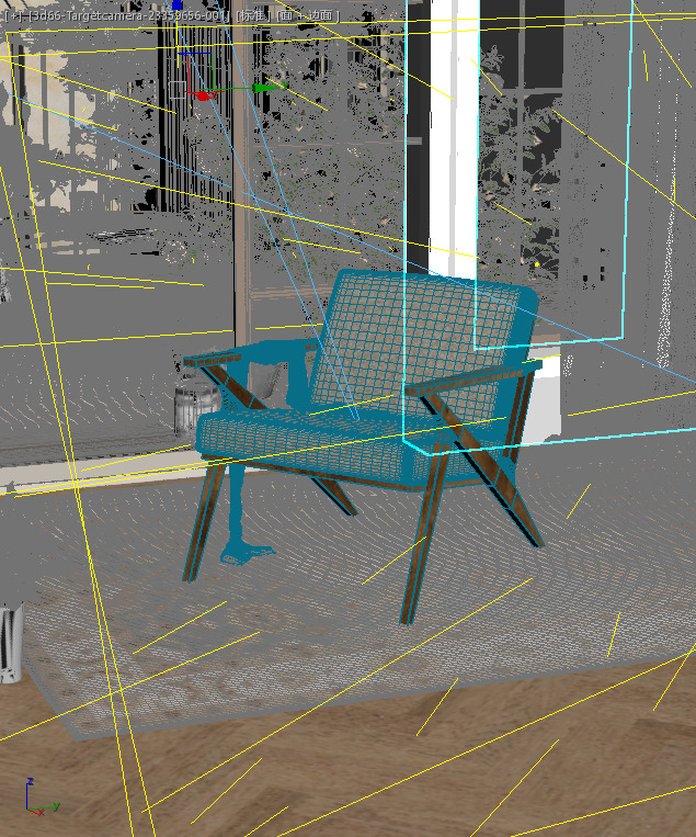 balcony scene 3D model_3