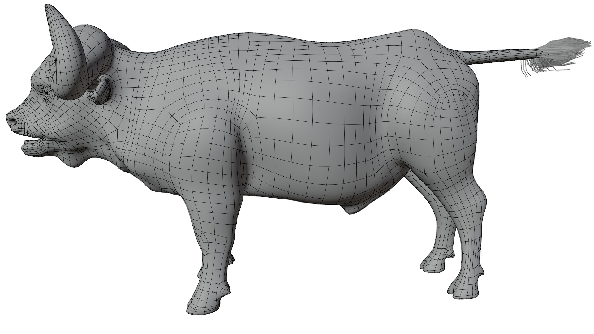 African Buffalo 3D model_10