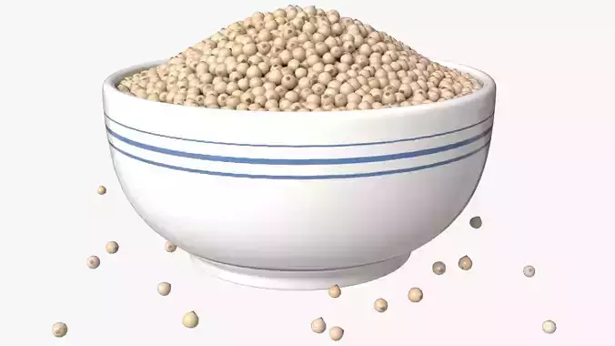Sorghum grains 3D model