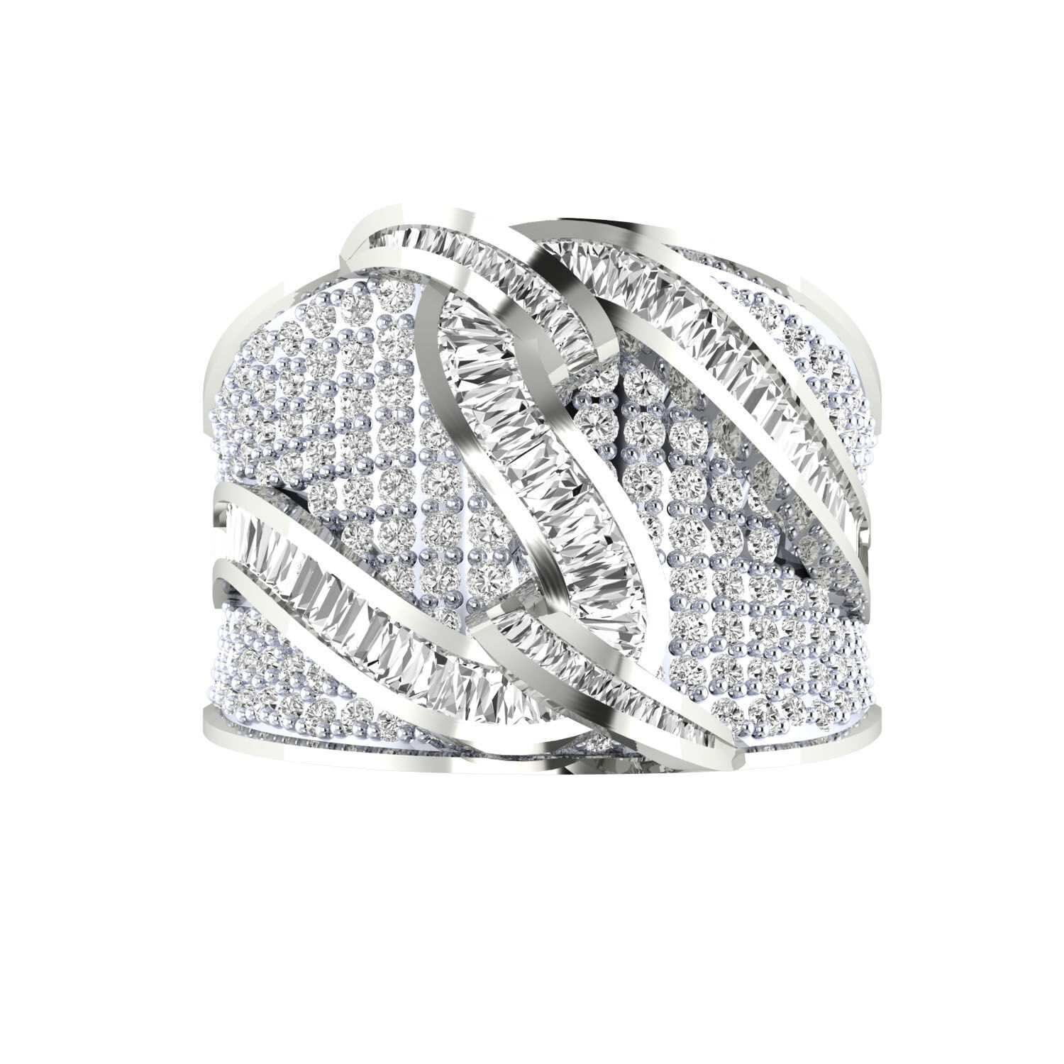 Women Ring Render 3dm STL MTL SLC JCD OBJ FBX Details 3D print model_13