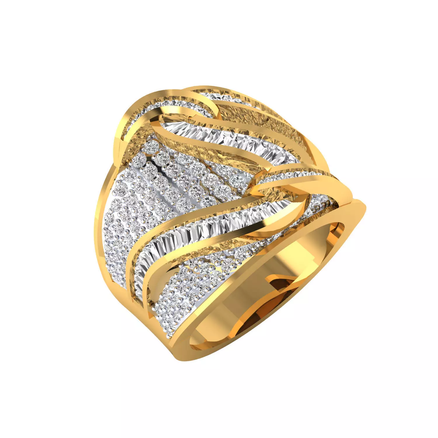 Women Ring Render 3dm STL MTL SLC JCD OBJ FBX Details 3D print model_0