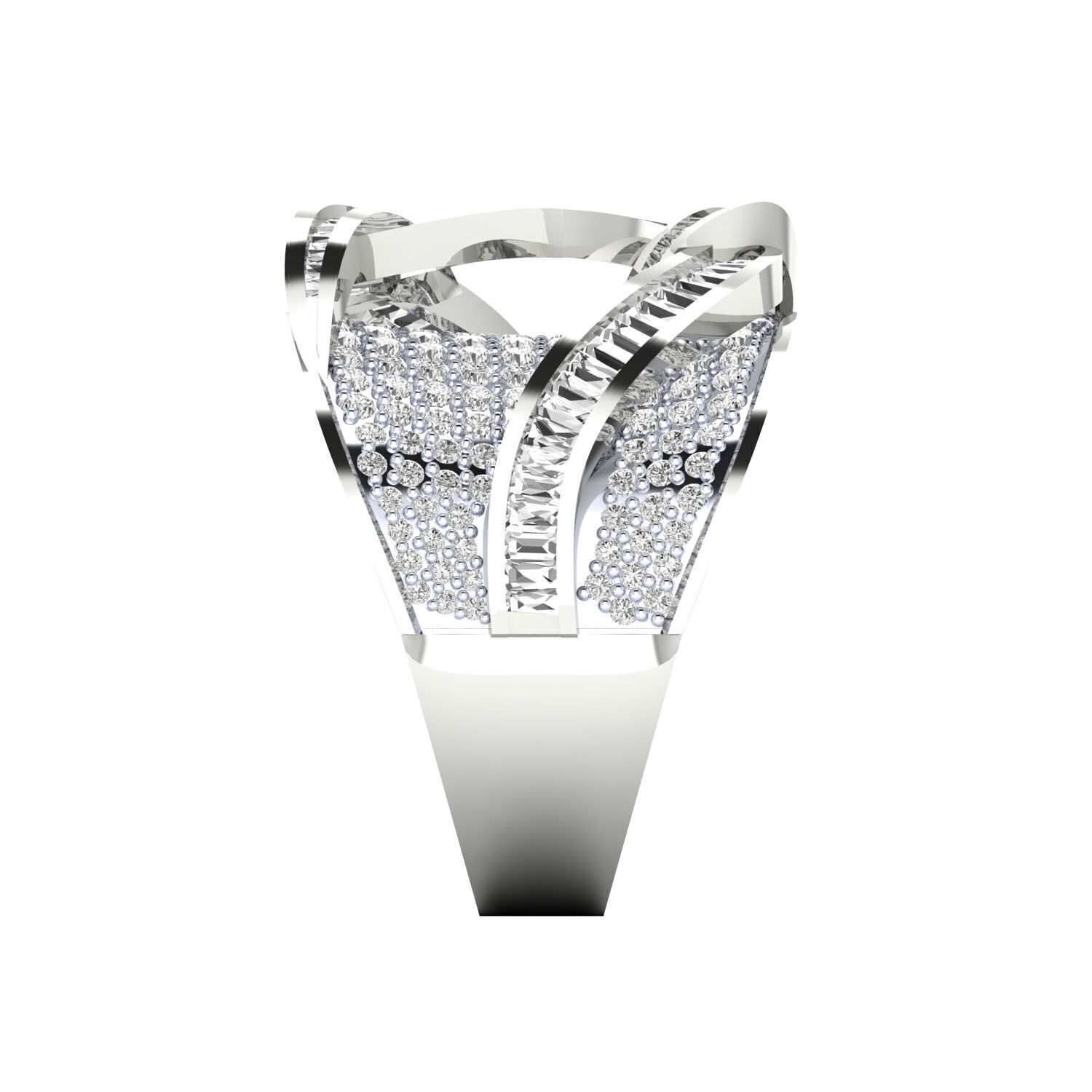 Women Ring Render 3dm STL MTL SLC JCD OBJ FBX Details 3D print model_11