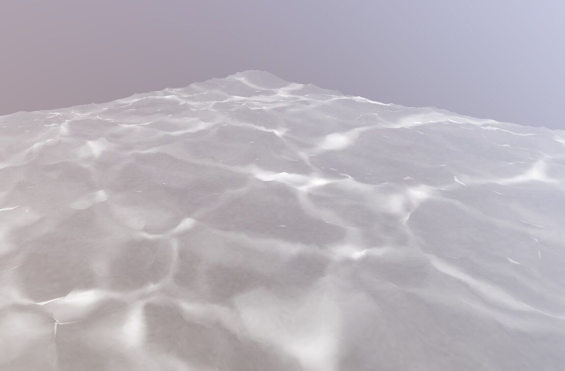Ocean wave Low-poly 3D model_2