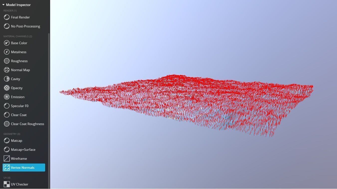 Ocean wave Low-poly 3D model_8