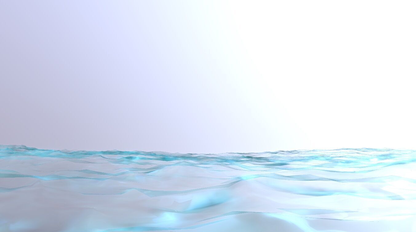 Ocean wave Low-poly 3D model_12