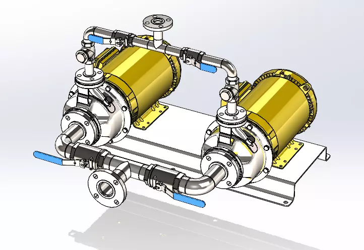 Goulds Water Technology eSH 316 Stainless Steel Centrifugal Pump 3D model