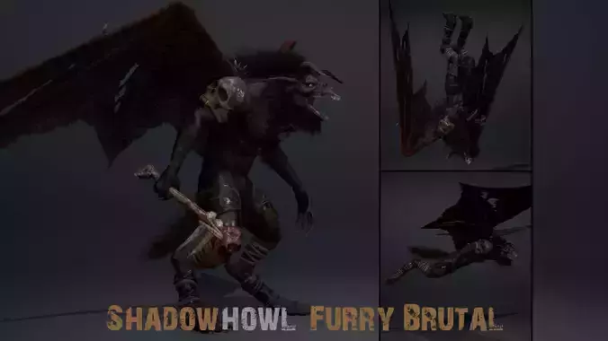 Shadowhowl Furry Brutal