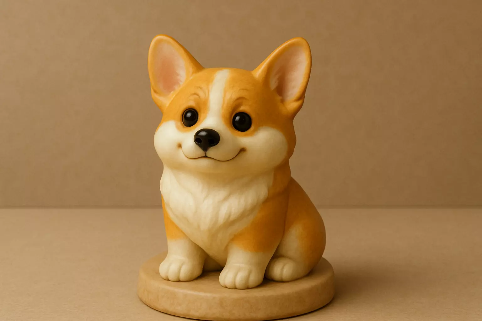 Cute Corgi Ein 3D print model_0