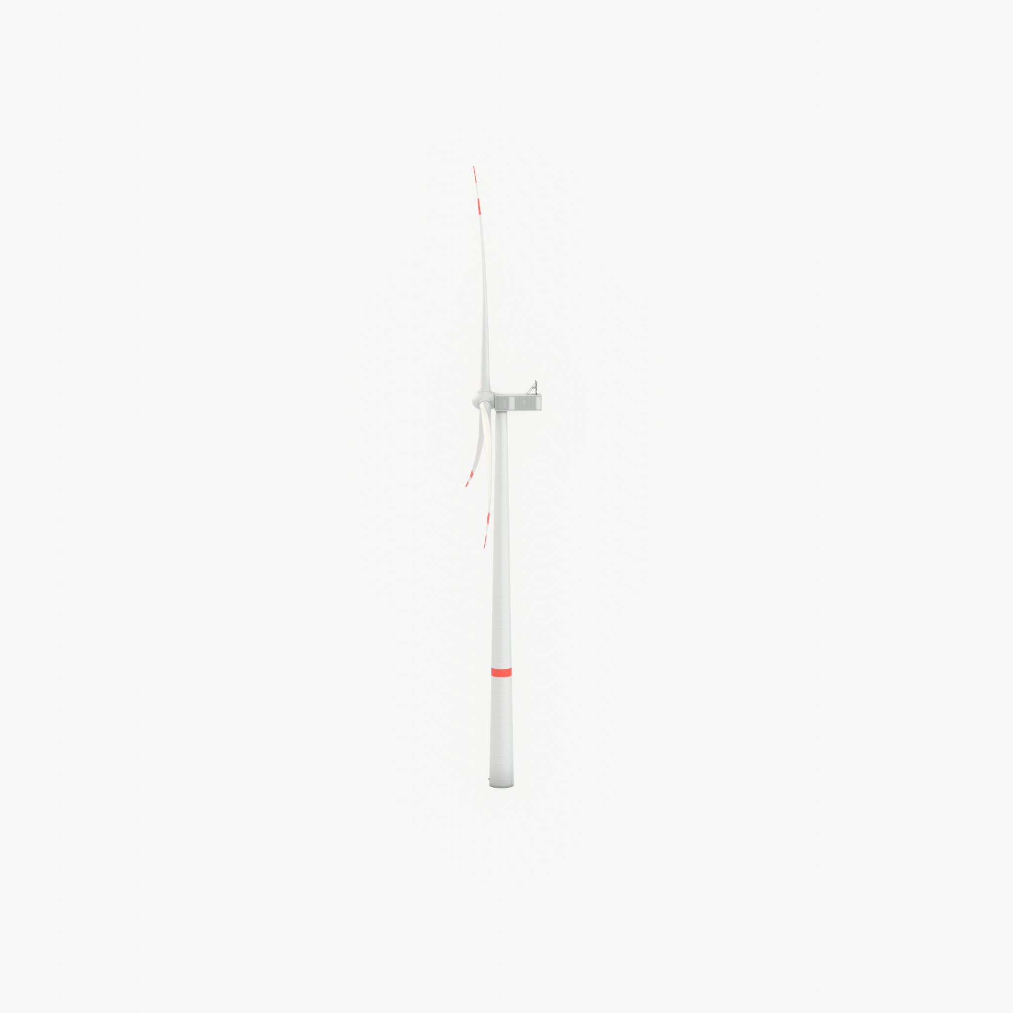 Wind turbine V1 H-138 RD 162 m with animation Low-poly 3D model_52