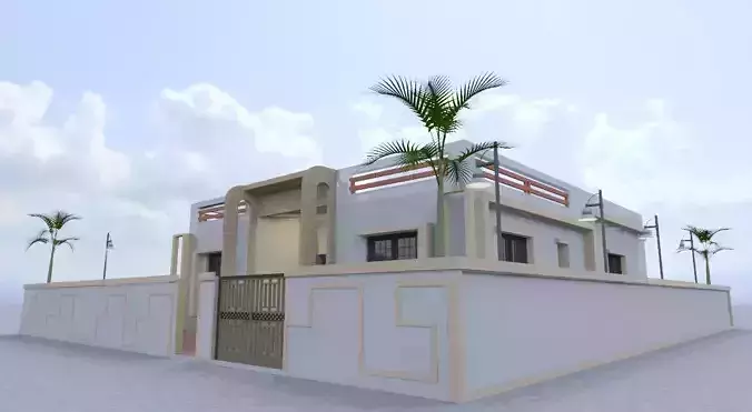 Modern House A139 - 3D Model Renders DWG 3D model