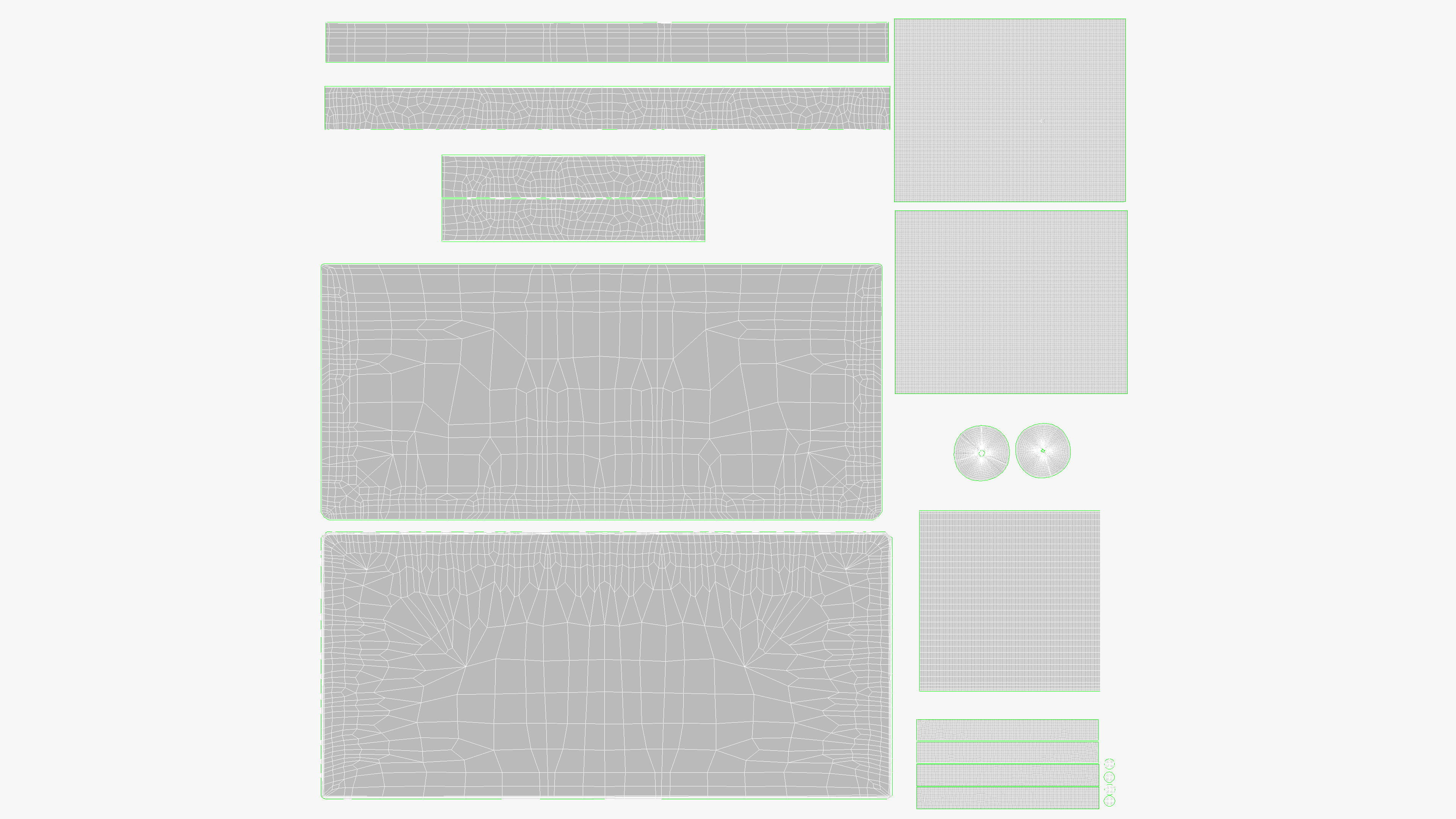 Corner single bed 3D model_11