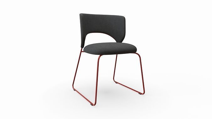 Chair Duffy Low-poly 3D model