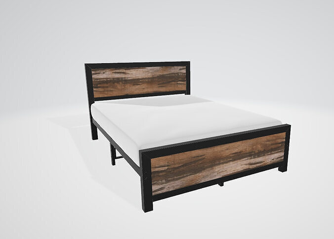 Catrimown Full Size Bed Frame 3D model