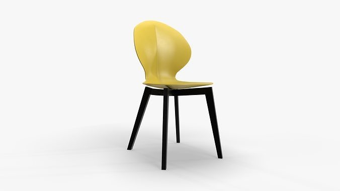 Chair Basil Low-poly 3D model