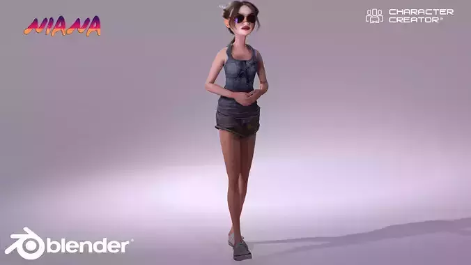 Cartoon Character Niana