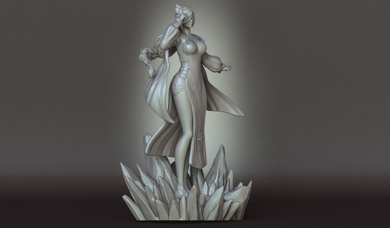 SHENHE GENSHIN IMPACT  Fanart 3D print model_10