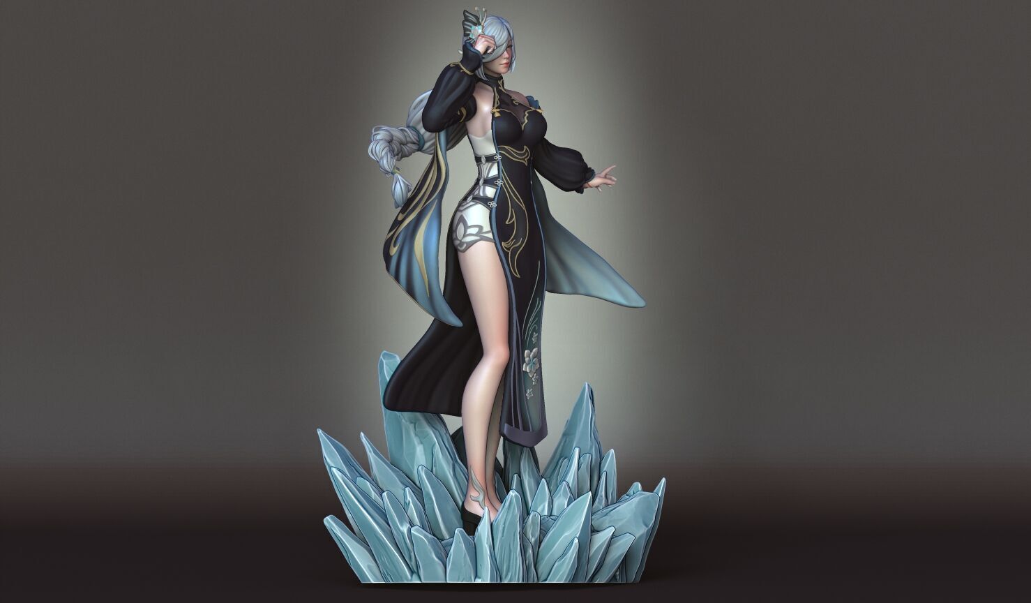 SHENHE GENSHIN IMPACT  Fanart 3D print model_9