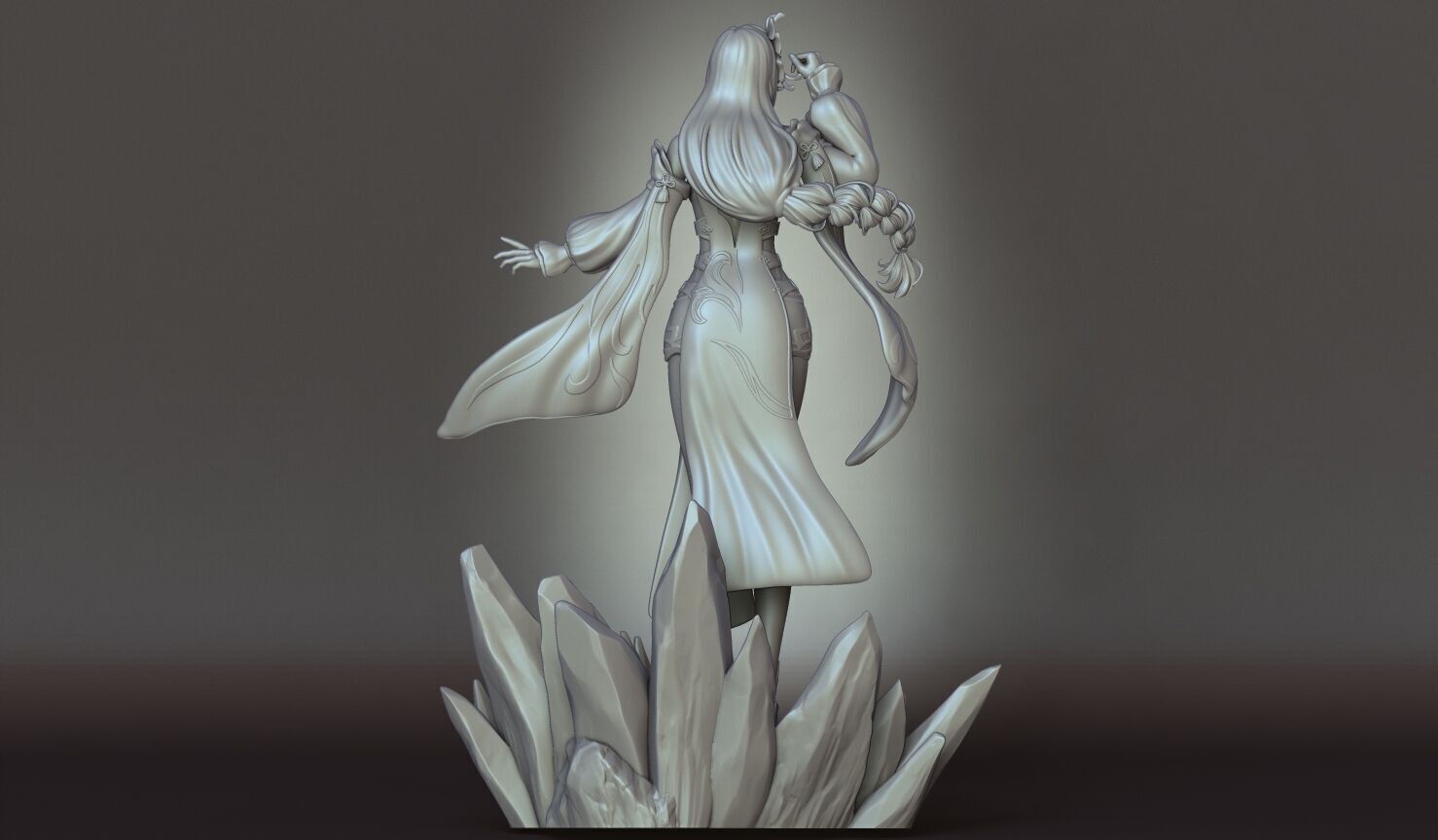 SHENHE GENSHIN IMPACT  Fanart 3D print model_6