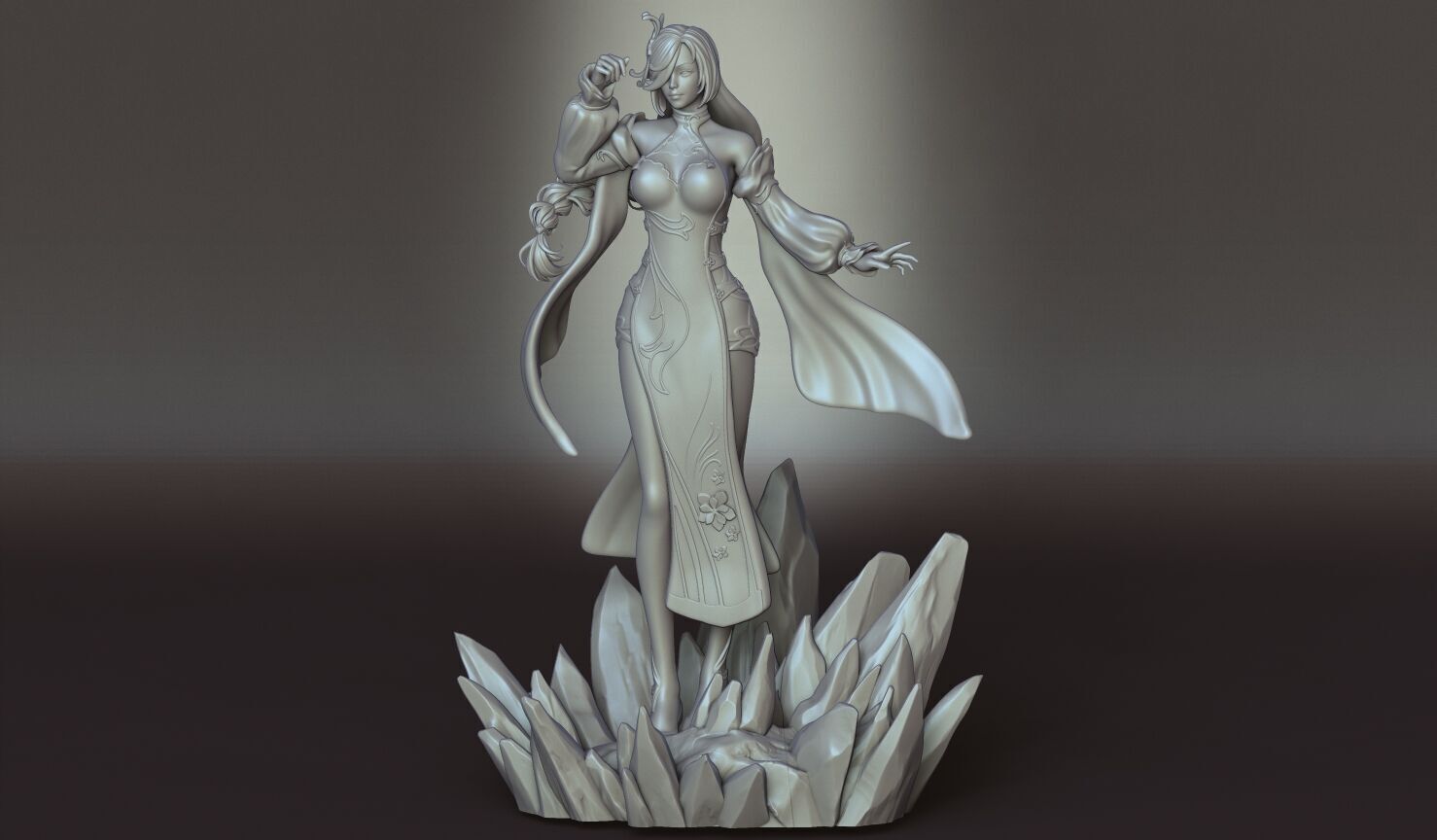 SHENHE GENSHIN IMPACT  Fanart 3D print model_8