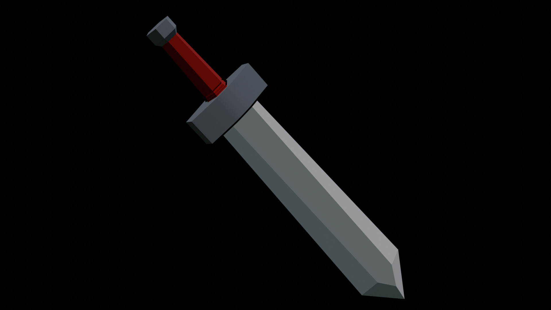 Stylized Cartoon Swords Low-poly 3D model_8