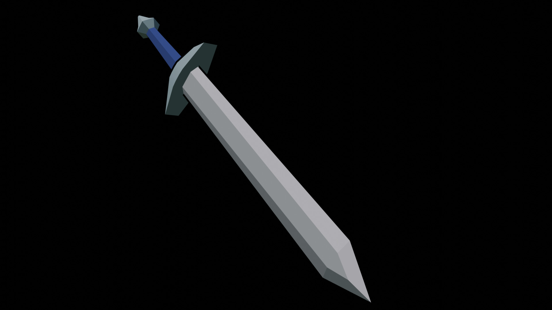 Stylized Cartoon Swords Low-poly 3D model_9