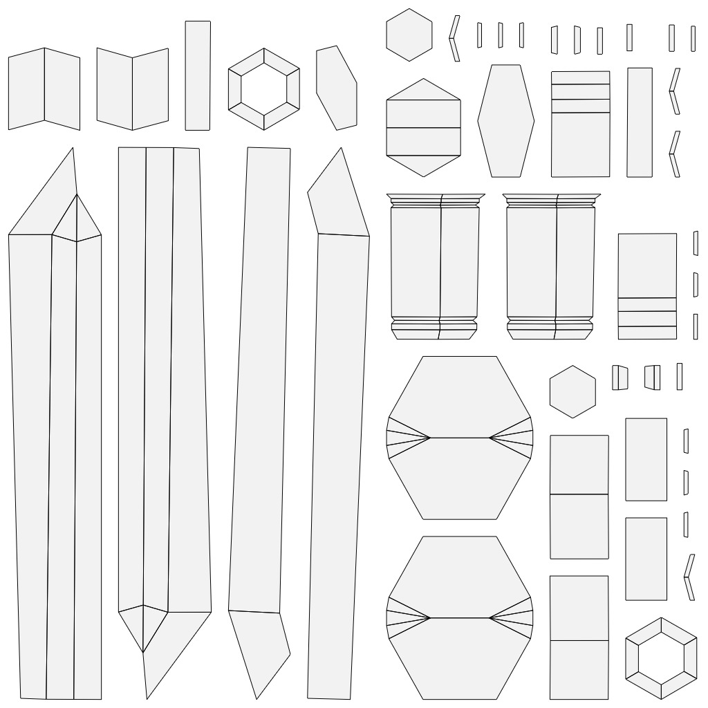 Stylized Cartoon Swords Low-poly 3D model_10