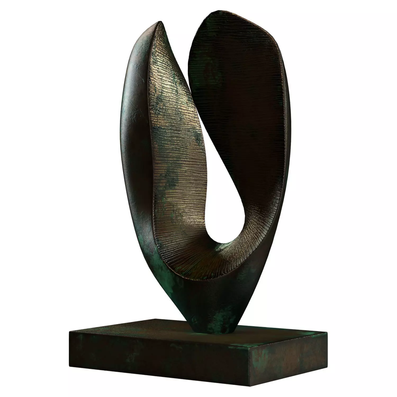 Sculpture In Flight Robert Fogell Low-poly 3D model_0