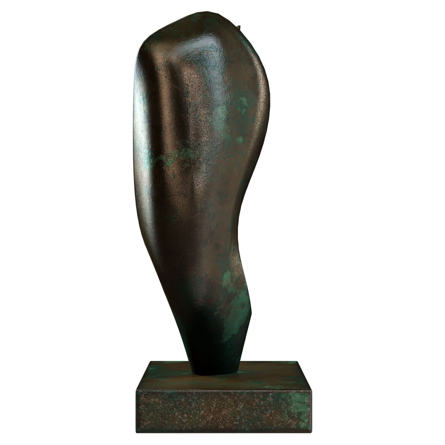 Sculpture In Flight Robert Fogell Low-poly 3D model_4