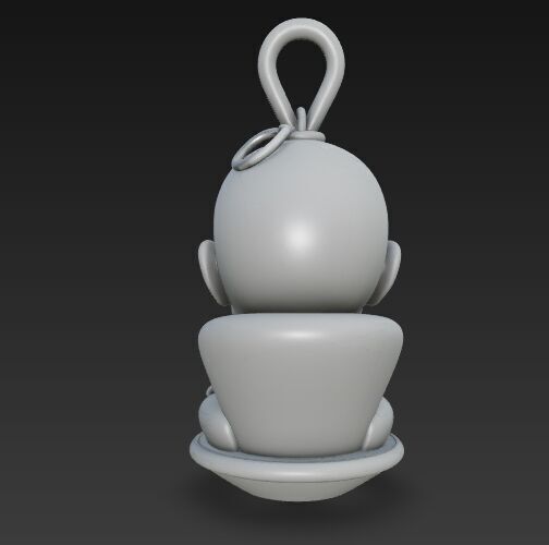 Cute Heroes Characters Keychain Collection Set of 6 3D print model_53