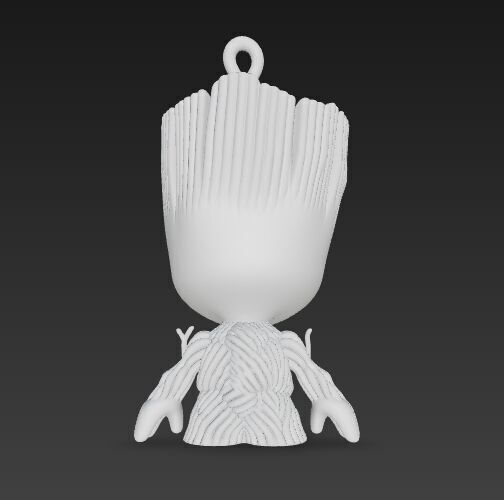 Cute Heroes Characters Keychain Collection Set of 6 3D print model_21