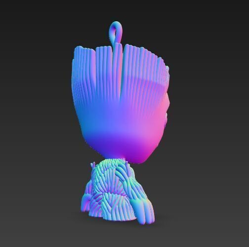 Cute Heroes Characters Keychain Collection Set of 6 3D print model_14