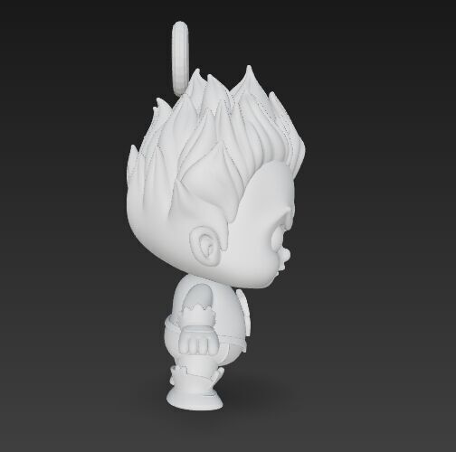 Cute Heroes Characters Keychain Collection Set of 6 3D print model_42