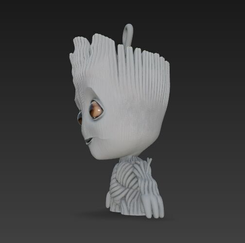 Cute Heroes Characters Keychain Collection Set of 6 3D print model_10