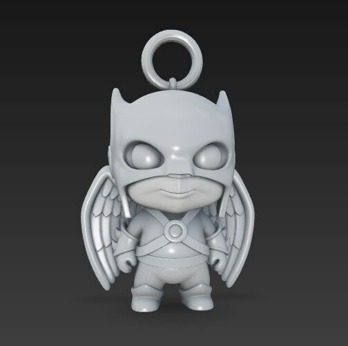 Cute Heroes Characters Keychain Collection Set of 6 3D print model_99