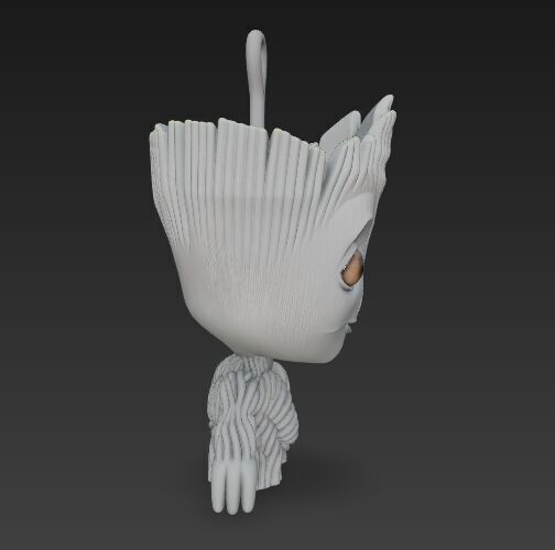 Cute Heroes Characters Keychain Collection Set of 6 3D print model_7