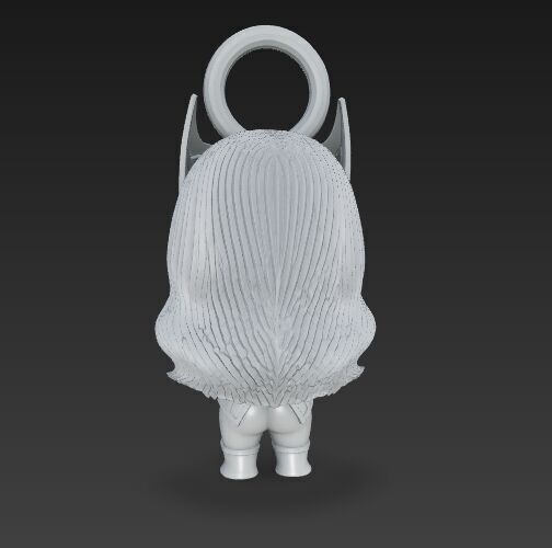 Cute Heroes Characters Keychain Collection Set of 6 3D print model_88