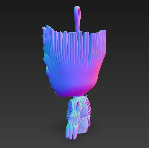 Cute Heroes Characters Keychain Collection Set of 6 3D print model_4