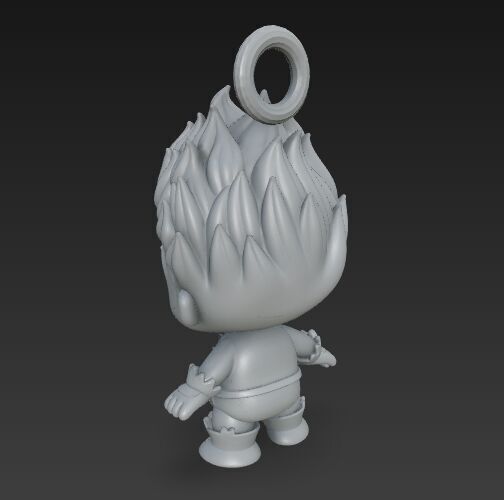 Cute Heroes Characters Keychain Collection Set of 6 3D print model_30