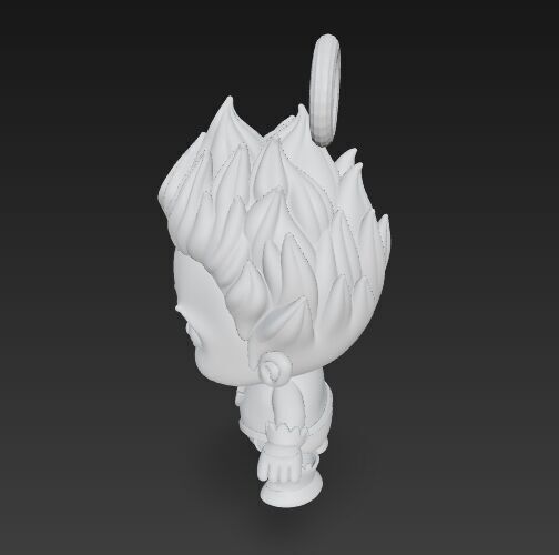 Cute Heroes Characters Keychain Collection Set of 6 3D print model_45