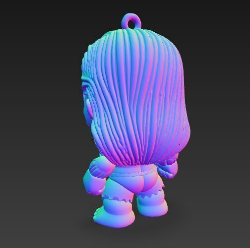 Cute Heroes Characters Keychain Collection Set of 6 3D print model_80