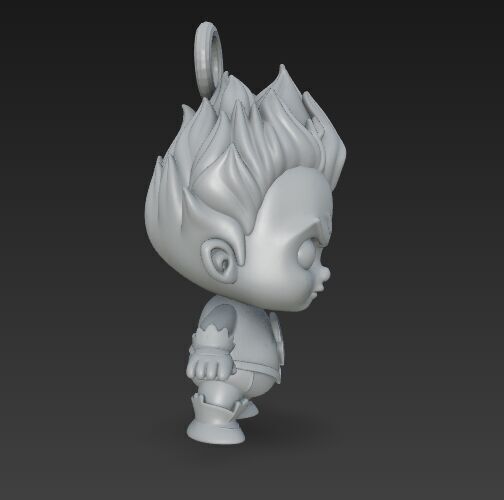 Cute Heroes Characters Keychain Collection Set of 6 3D print model_25