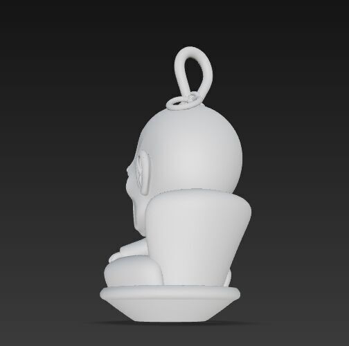 Cute Heroes Characters Keychain Collection Set of 6 3D print model_75