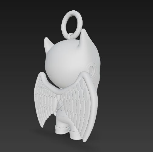 Cute Heroes Characters Keychain Collection Set of 6 3D print model_112